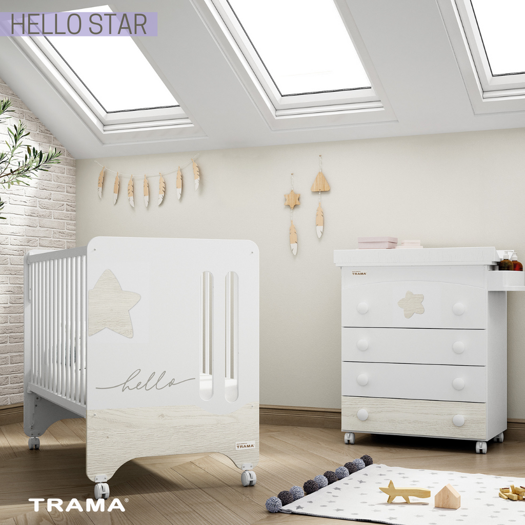 Trama Hello Star cama de grades - Münie