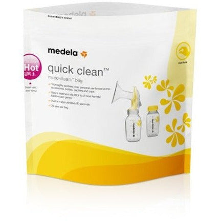 Medela Quick Clean sacos de esterilização para micro-ondas.