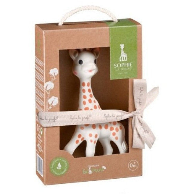 Sophie La Girafe So'pure em caixa para oferta.